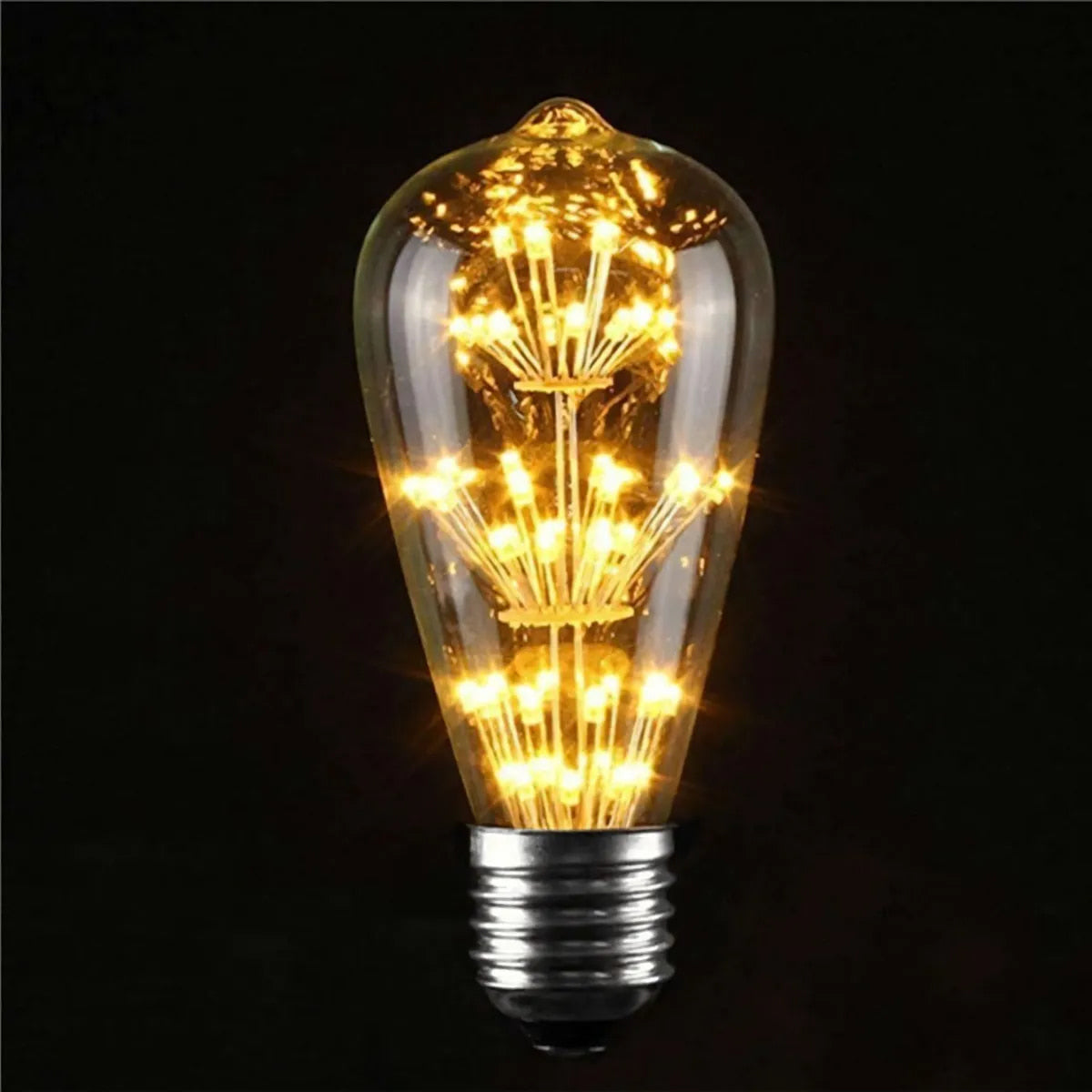 Bombillo Para Navidad Estrellas Vintage Led Edison