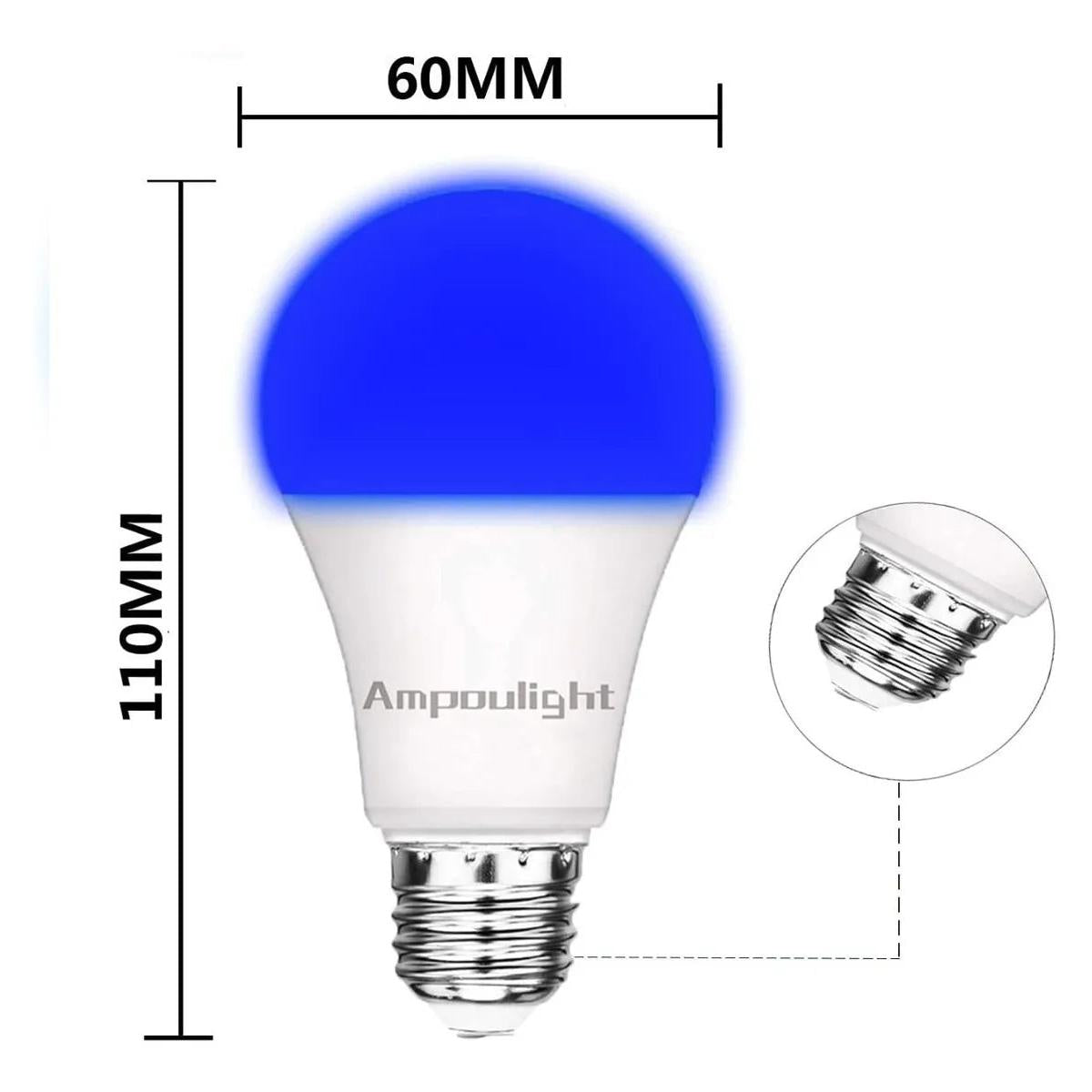 Bombillo Luz Negra Fiesta Uv Led Ultravioleta 110v-130v