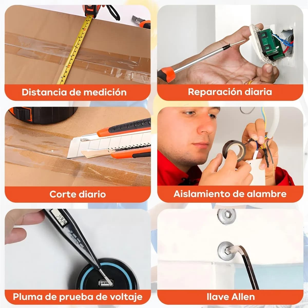 Kit De Herramientas Para El Hogar 112 Piezas Con Estuche