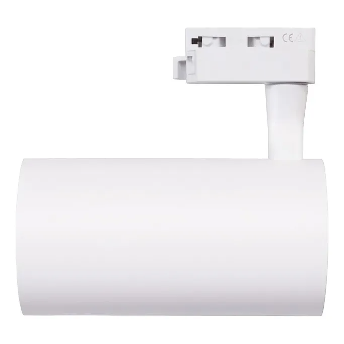 Lampara Spot Led Negro Para Riel 10w Luz Calida Decorativa