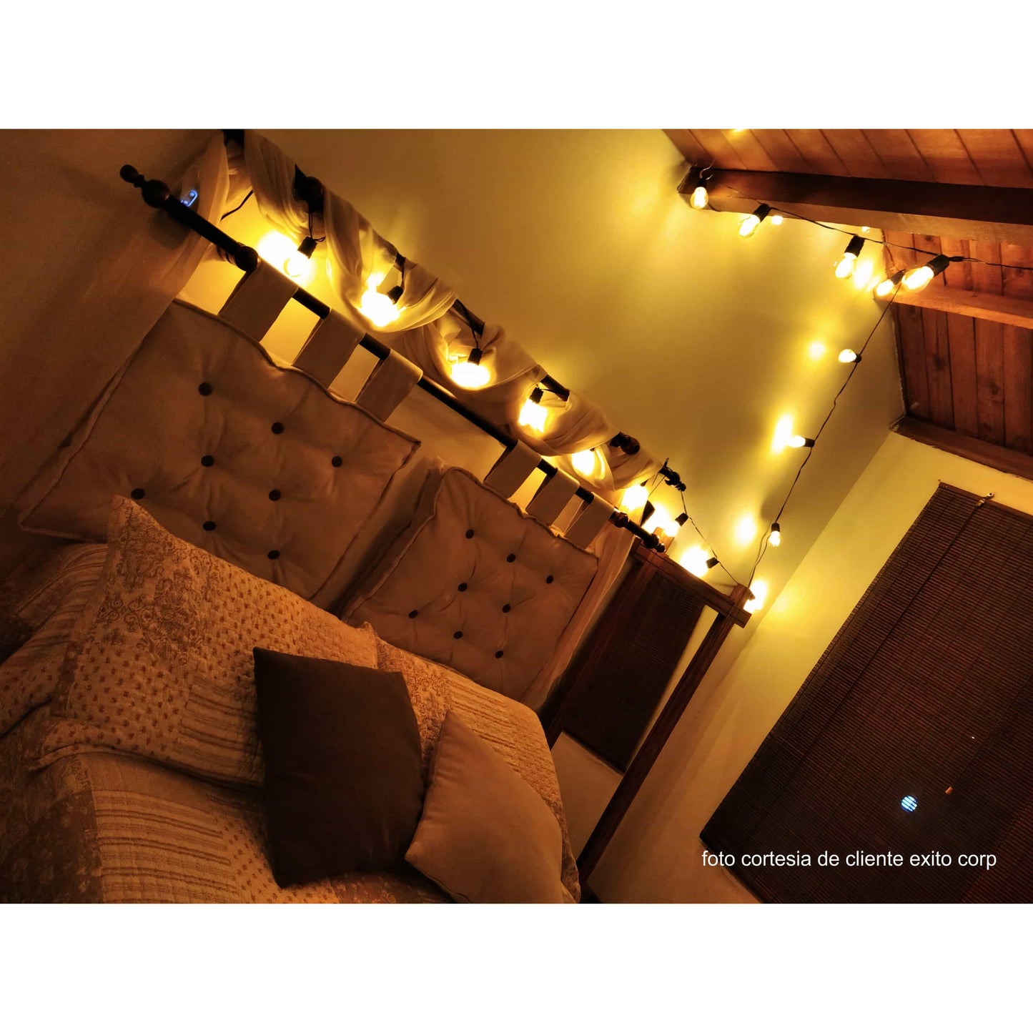 Lampara Extension De Bombillos Vintage Led Exteriores
