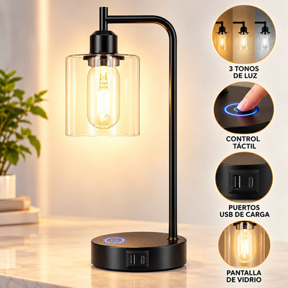 Lámpara De Mesa De Noche Moderna.