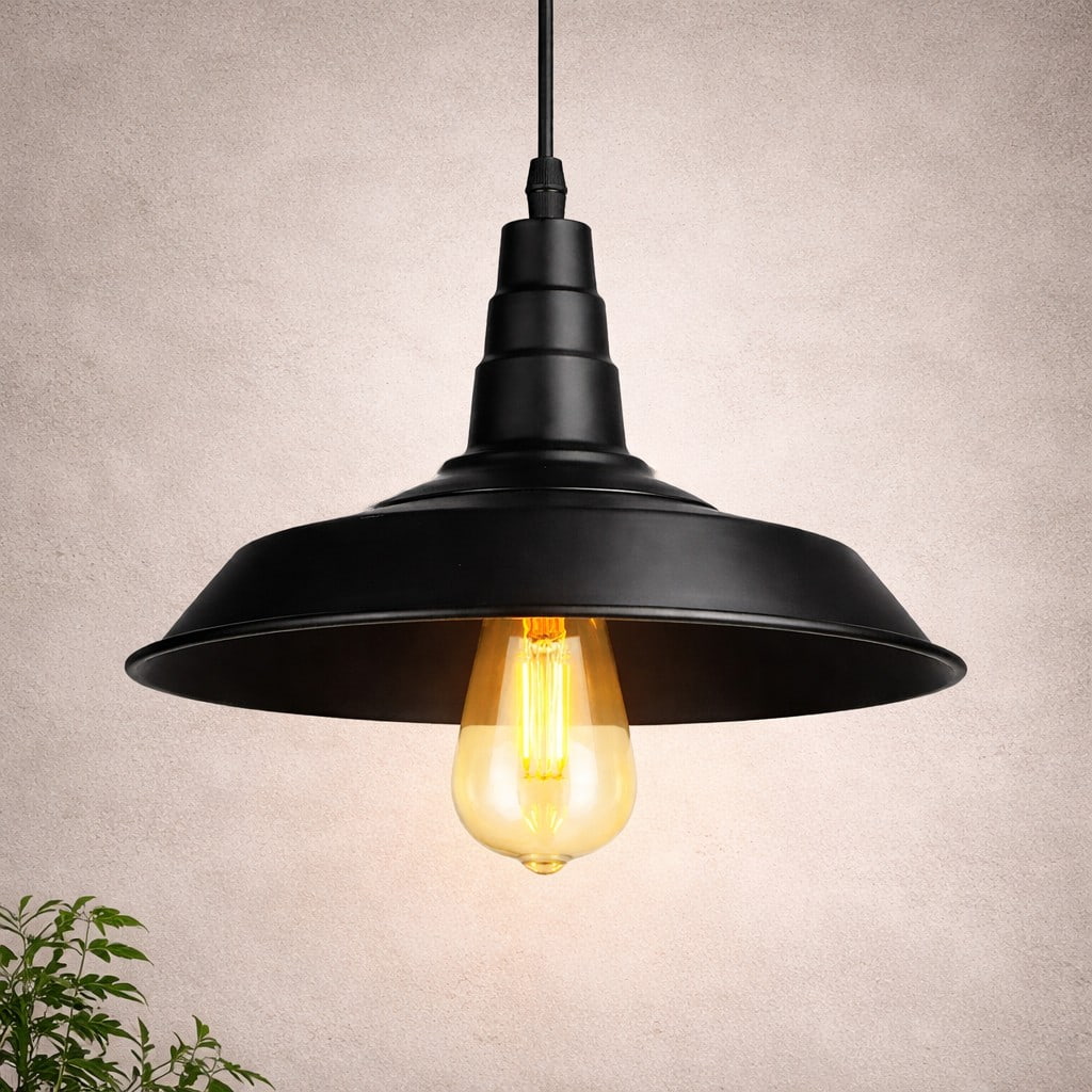 Lampara De Techo Campana Vintage Colgante Estilo Antiguo