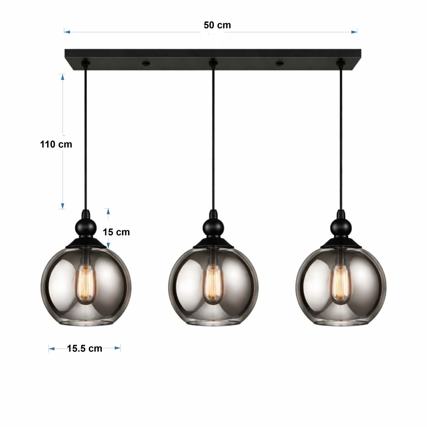 Lámpara De Techo Colgante Moderna Deco Verona