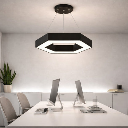 Lámpara De Techo Colgante Hexagonal Moderna
