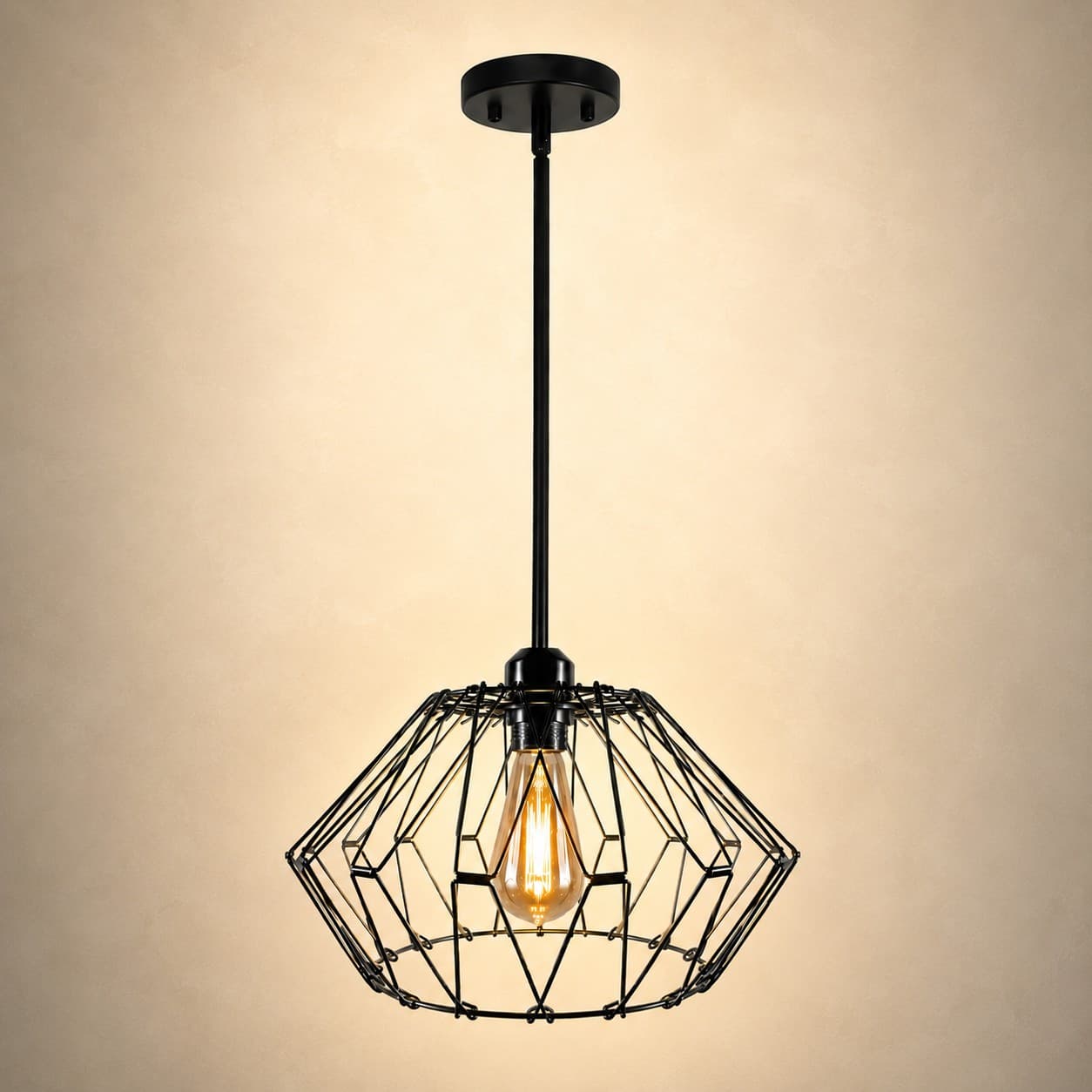 Lámpara Colgante Industrial Vintage Techo Decorativa Kosta