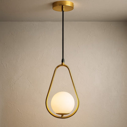 Lampara De Techo Nórdica Modelo Gota Minimalista