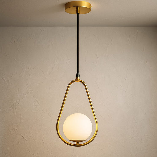 Lampara De Techo Nórdica Modelo Gota Minimalista