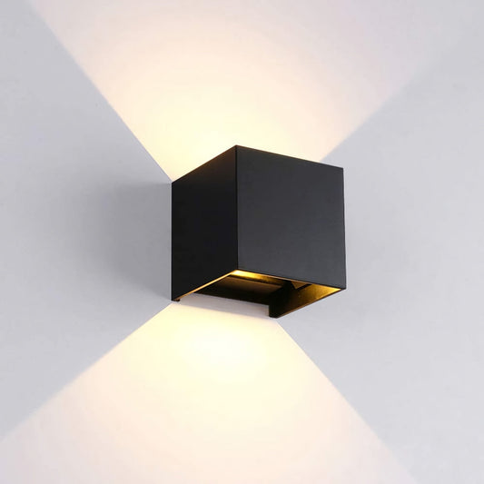 Lámpara Aplique De Pared Moderno Tipo Cubo