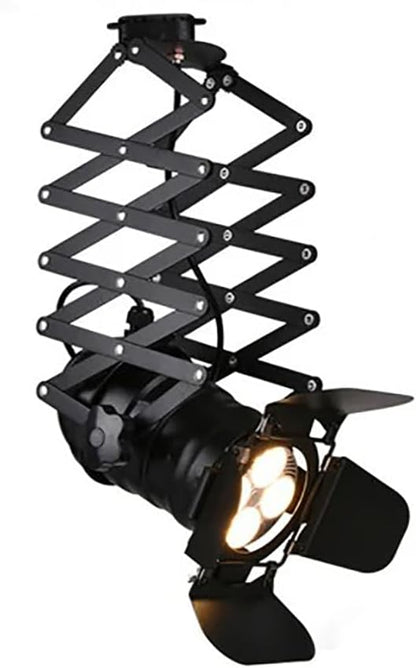 Lámpara De Techo Vintage Estilo Antiguo Industrial Película Negro