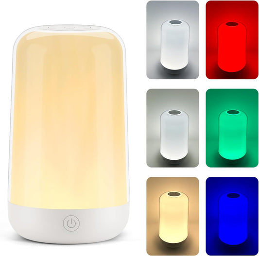 Lámpara Led Mesa Táctil Recargable Control Bebe