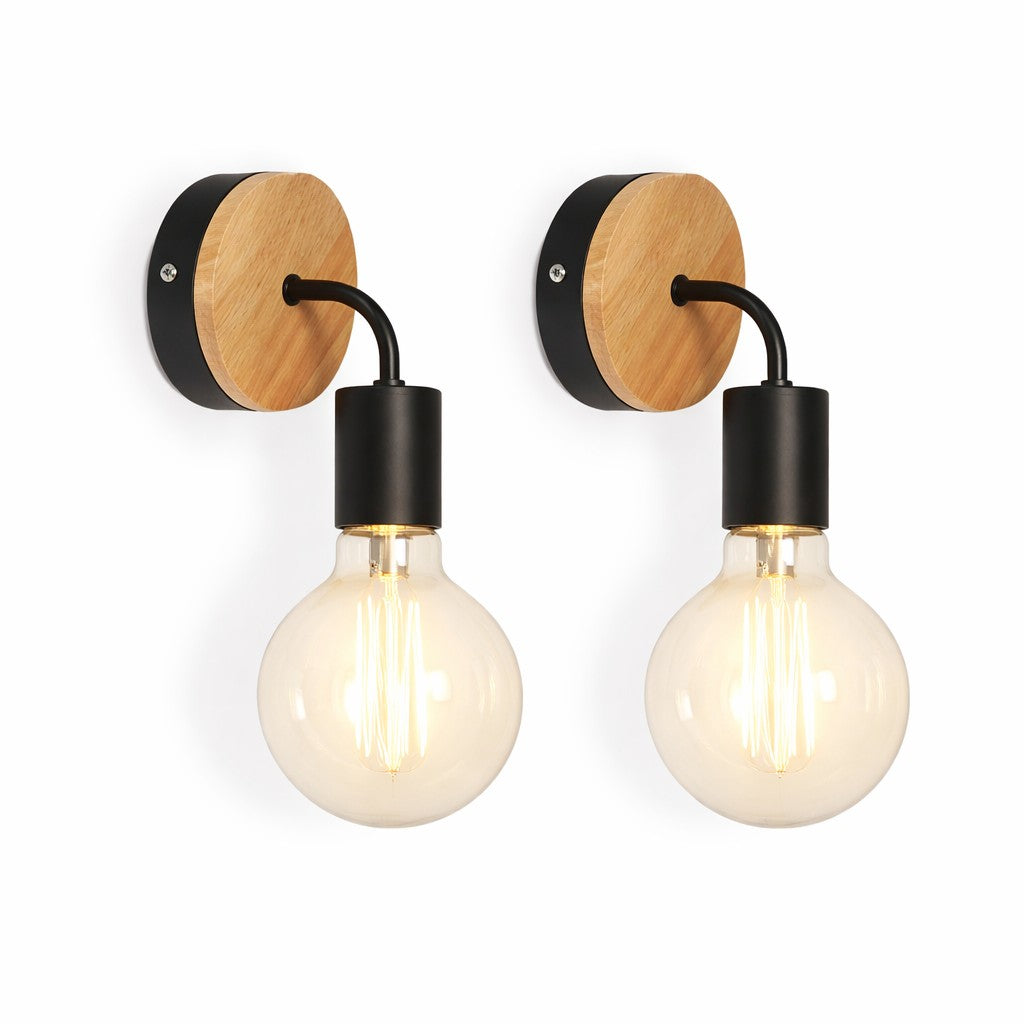 Lampara Aplique Pared Pack X2 Unidades