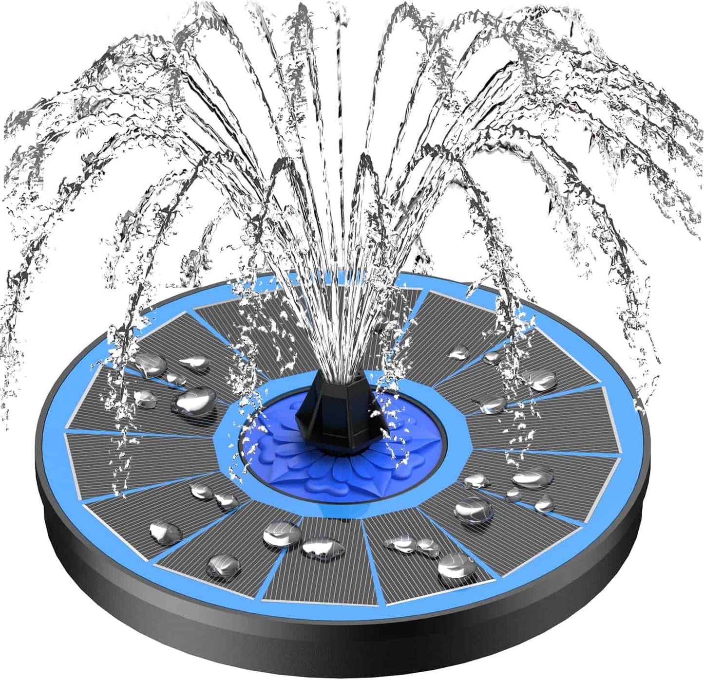 Fuente De Agua Decorativa Solar.