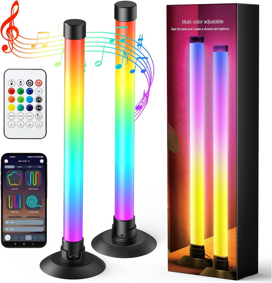 Barras De Luz Led Inteligente Con Sensor Sonido Ritmo Gamer