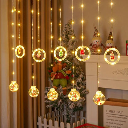 Cortina Extensión De Luces De Navidad De Motivos Y Funciones