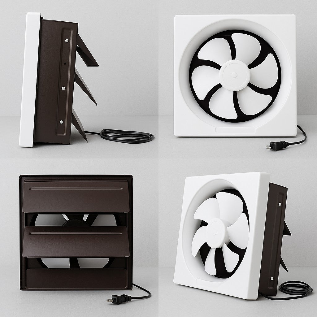 Extractor De Aire, Olores Para Baño Cocina Industrial 12pulg Blanco