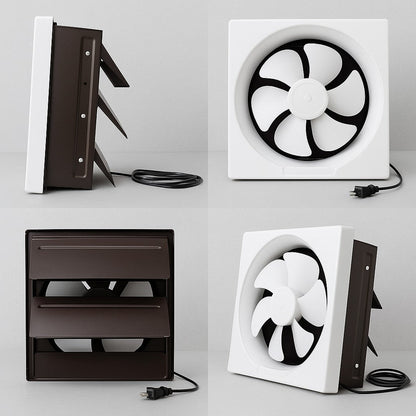 Extractor De Aire, Olores Para Baño Cocina Industrial 12pulg Blanco