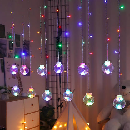 Cortina Extensión De Luces De Navidad De Motivos Y Funciones