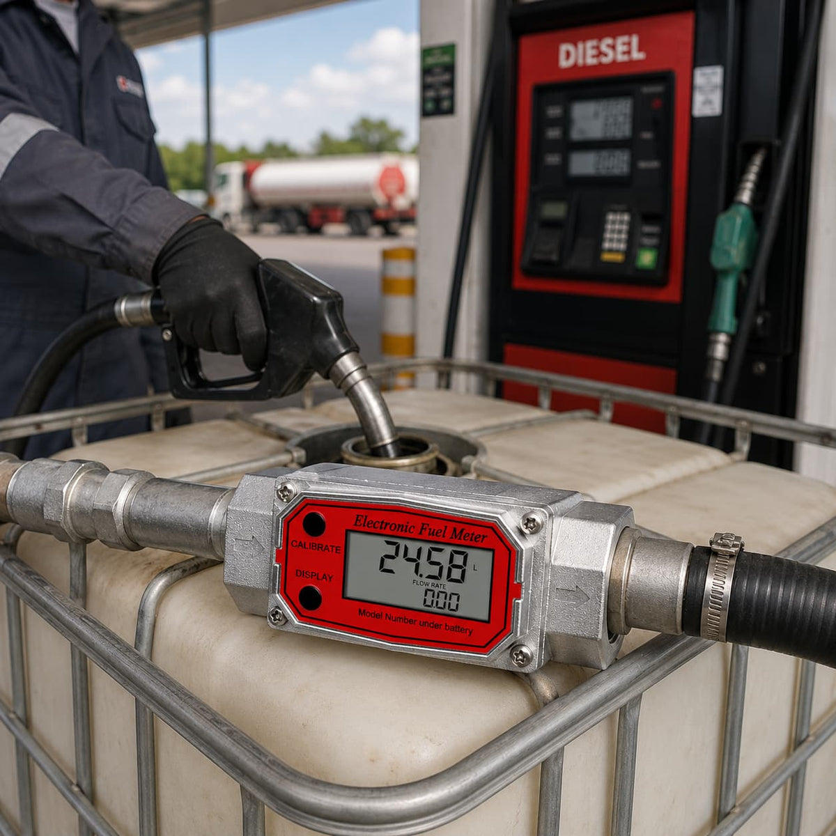 Caudalímetro Medidor Flujo 2'' Combustible Líquidos Químicos