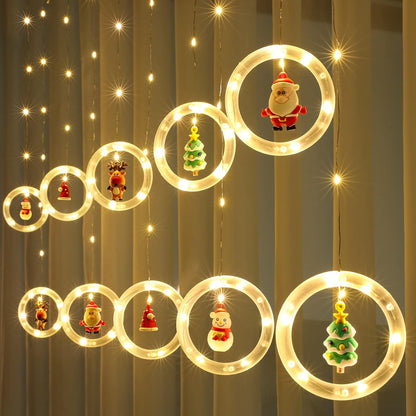 Cortina Extensión De Luces De Navidad De Motivos Y Funciones