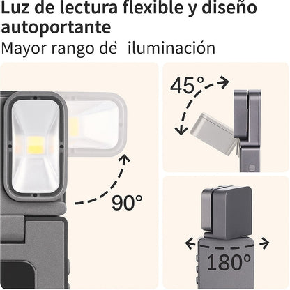 Lampara De Mesa De Clip Para Lectura De Libros, Etc.