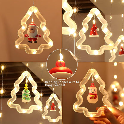 Cortina Extensión De Luces De Navidad De Motivos Y Funciones