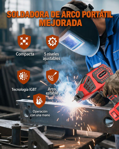 Soldador Laser Inversor Portátil De Mano 120a Con Accesorios