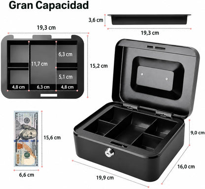 Caja De Seguridad Para Efectivo De Acero