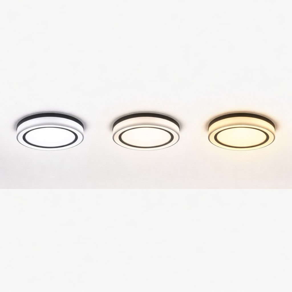 Lámpara Techo Pared Led Diseño Moderno 3 Tonos De Luz