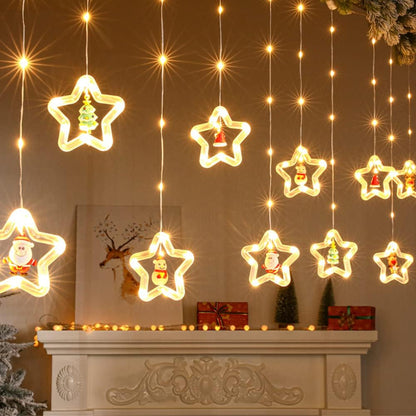 Cortina Extensión De Luces De Navidad De Motivos Y Funciones