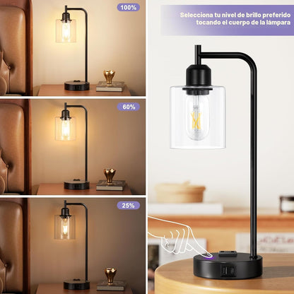 Lámpara De Mesa De Noche Moderna.