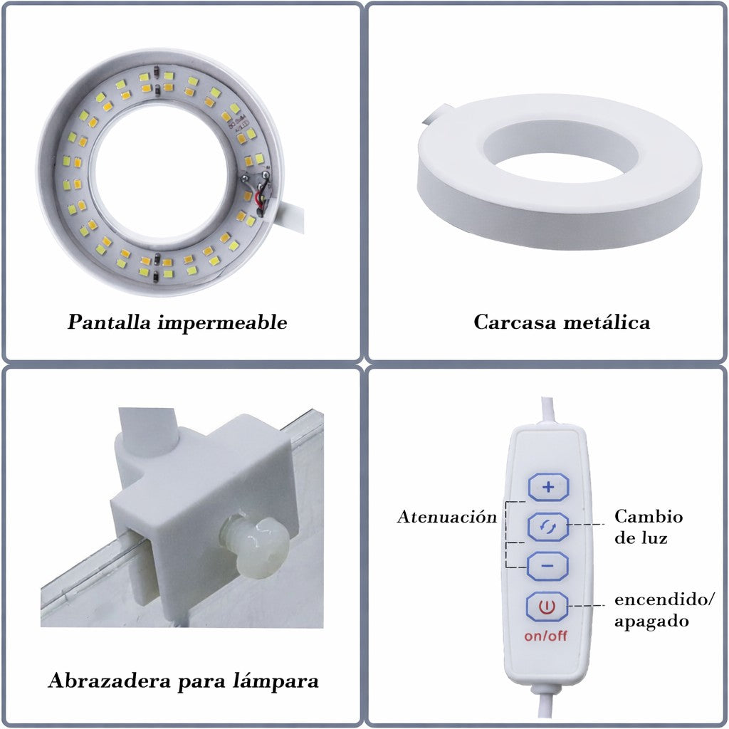 Lámpara Para Acuario O Pecera  Tipo Clip
