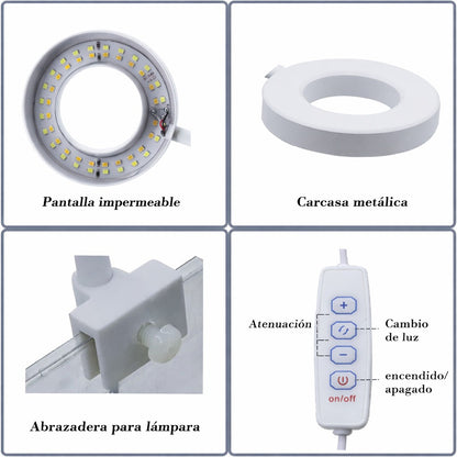 Lámpara Para Acuario O Pecera  Tipo Clip
