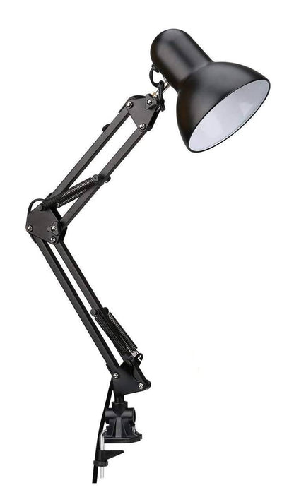 Lampara De Mesa Escritorio Brazo Flexible Tipo Prensa