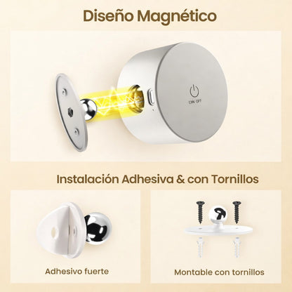 Lampara De Pared Inalámbrica. ¡ No Mas Cables !