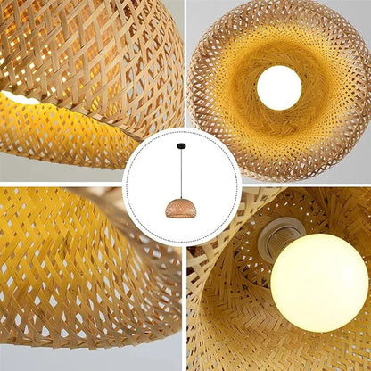Lámpara De Techo Colgante Moderna Natural Organic 2
