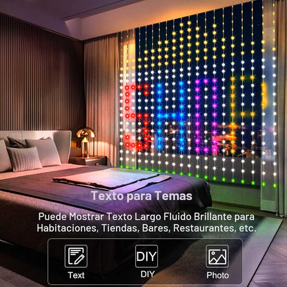 Malla De Navidad Inteligente Control  App Forma Figuras