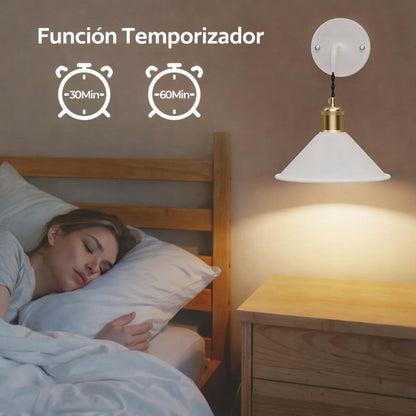 Lampara Aplique De Pared Inalambrica Moderna