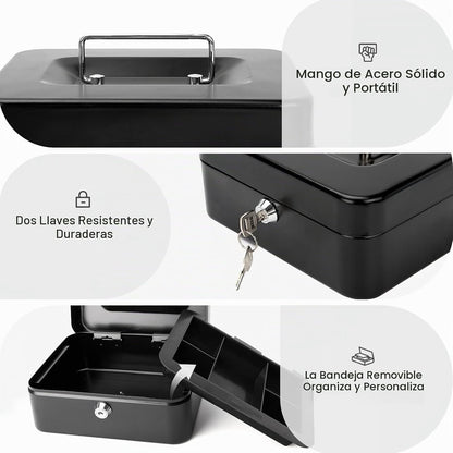 Caja De Seguridad Para Efectivo De Acero