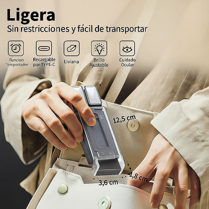 Lampara De Mesa De Clip Para Lectura De Libros, Etc.