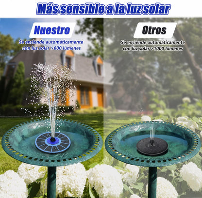 Fuente De Agua Decorativa Solar.