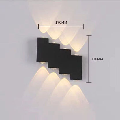 Lámpara Aplique De Pared Ojo De Lupa Matisse 8 Leds Escalon