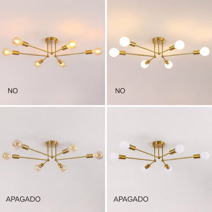 Lampara De Techo Decorativa Tipo Plafón. Exito Corp