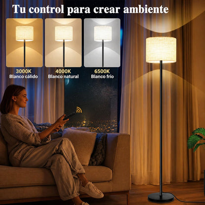 Lámpara De Piso Pie Inteligente Moderna Con Bombillo