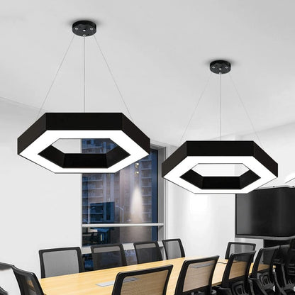 Lámpara De Techo Colgante Hexagonal Moderna