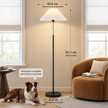 Lámpara De Piso Moderna Elegante Para Sala Y Dormitorio