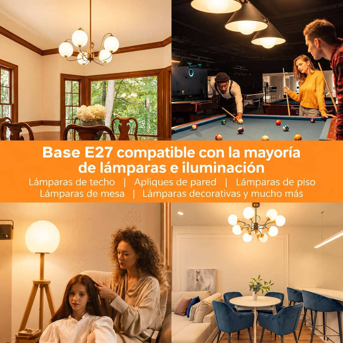 Bombillo LED Globo G95 12W E27 3 Tonos de Luz