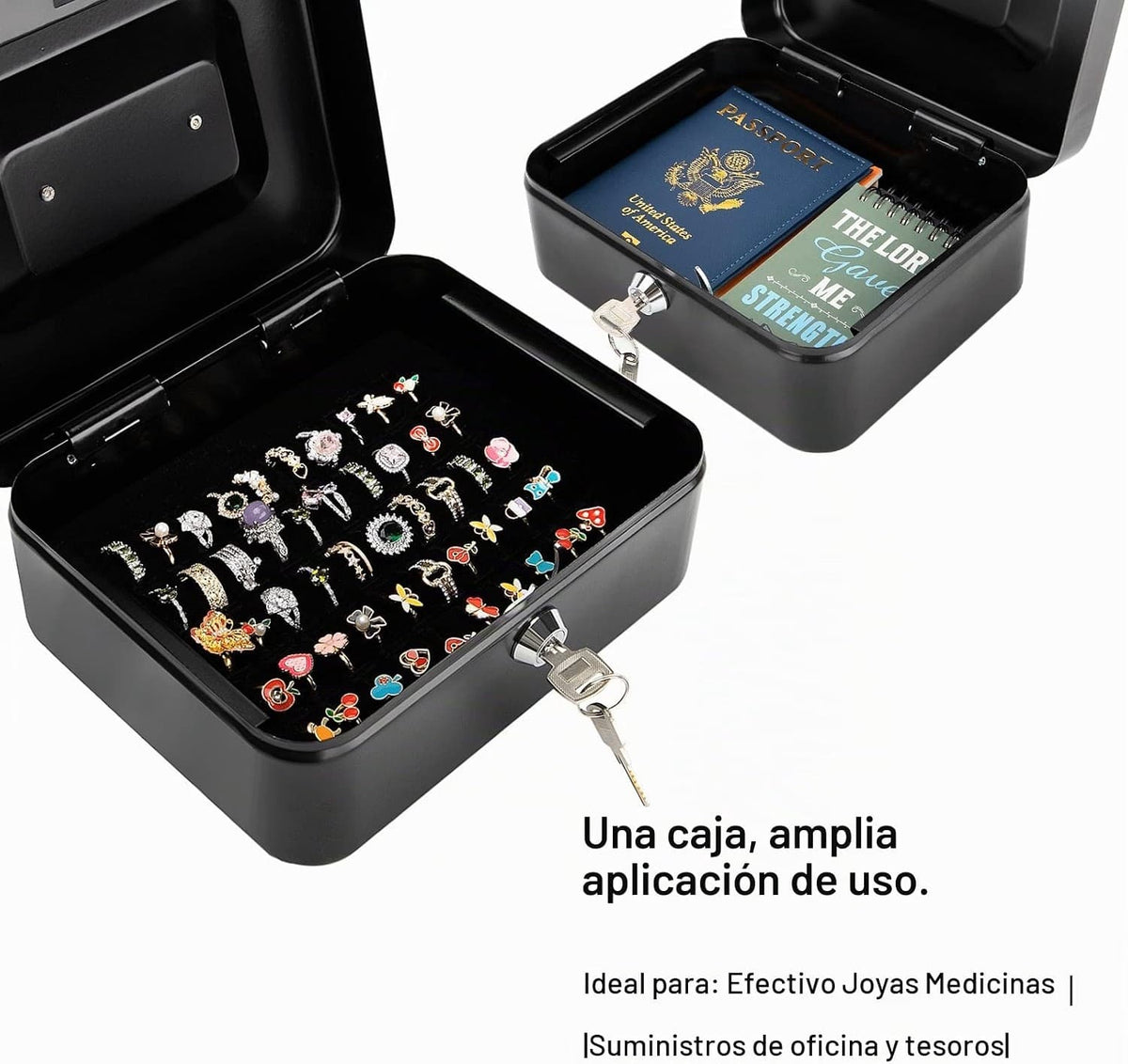 Caja De Seguridad Para Efectivo De Acero