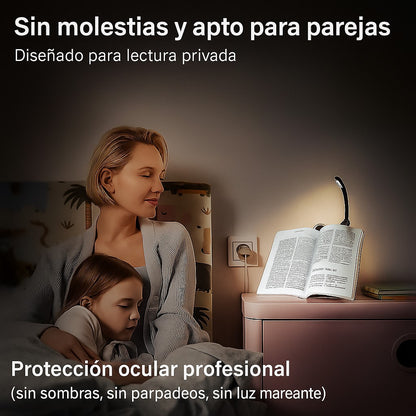 Lampara De Mesa De Clip Para Lectura De Libros, Etc.
