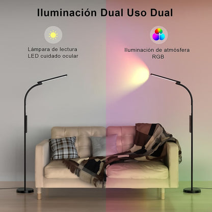 Lámpara De Pie Cuello De Cisne Led. Exito Corp